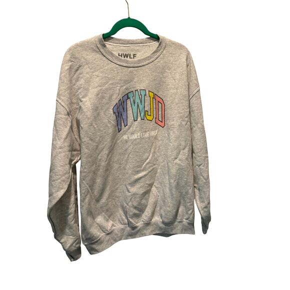 16. NEW WWJD Christian sweatshirt XXL - Picture 2 of 4